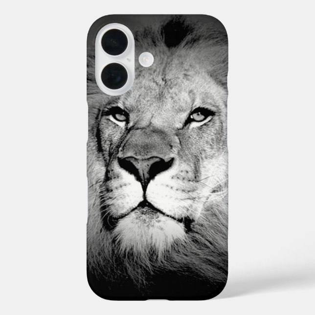 Funda iPhone 16 León de liderazgo motivacional (Reverso )