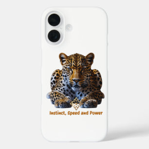 Funda iPhone 16 Leopard iPhone 16 Case – Instinct, Speed and Power