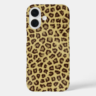 Funda iPhone 16 Leopard Spots Golden