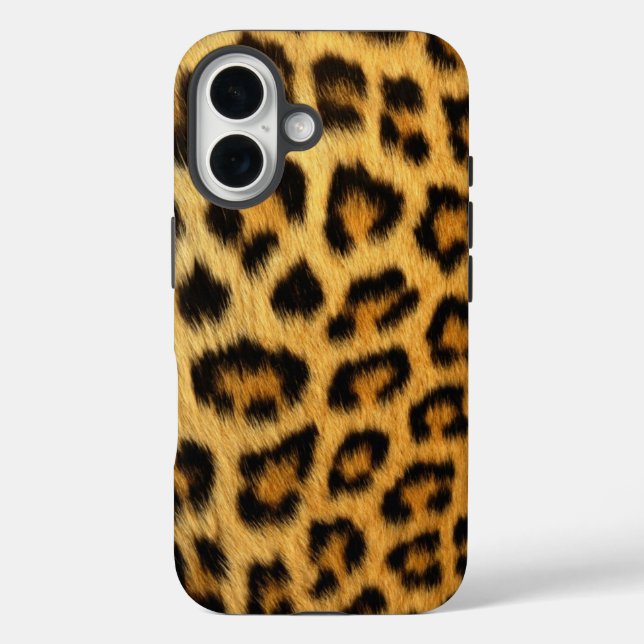 Funda iPhone 16 Leopardo (Reverso )