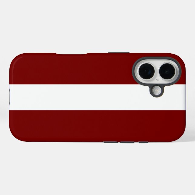 Funda iPhone 16 Letonia (Reverso (Horizontal))