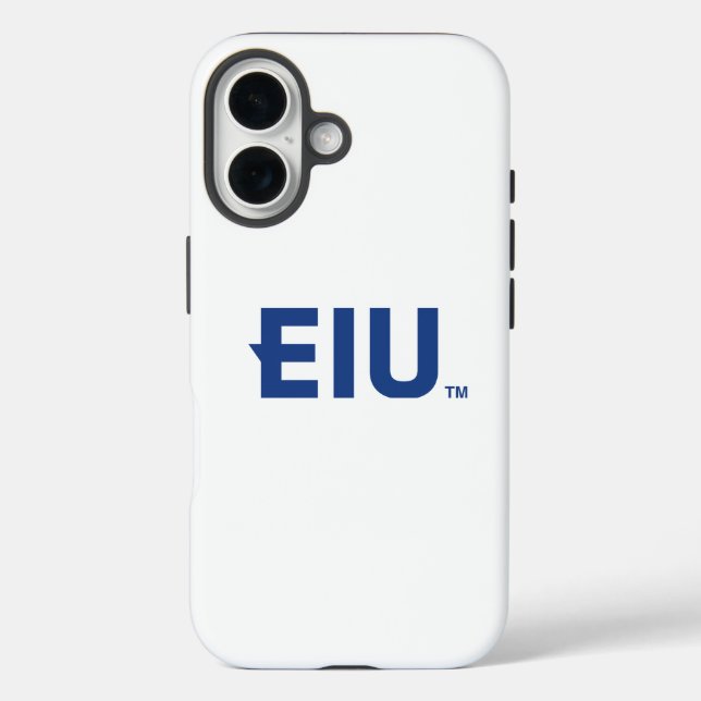 Funda iPhone 16 Letra de bloque EIU (Reverso )