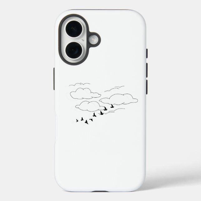 Funda iPhone 16 Libertad en los cielos (Reverso )