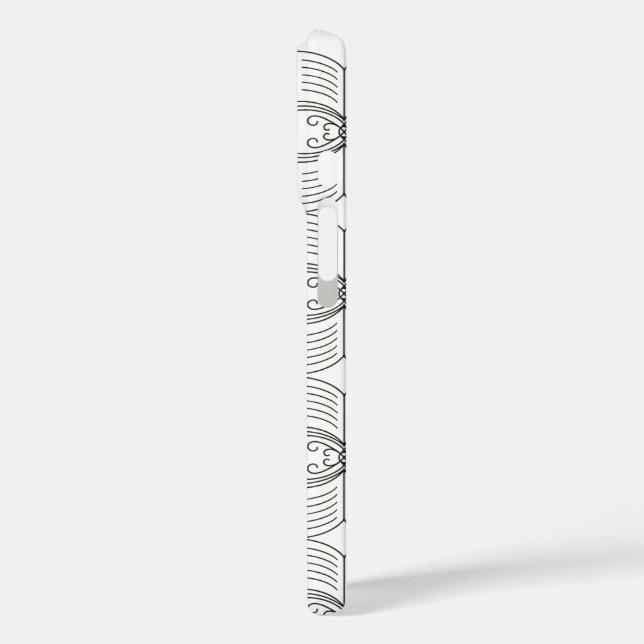 Funda iPhone 16 Libro(funda)Mariposas (Reverso / Izquierdo )