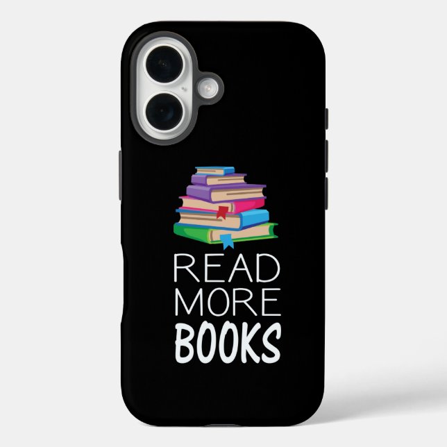 Funda iPhone 16 Libros - Leer Más Libros (Reverso )