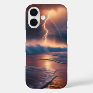 Funda iPhone 16 Lightning Strike Beach Two