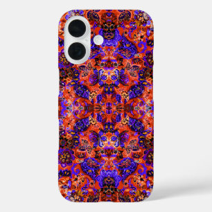 Funda iPhone 16 Lindo patrón floral mágico