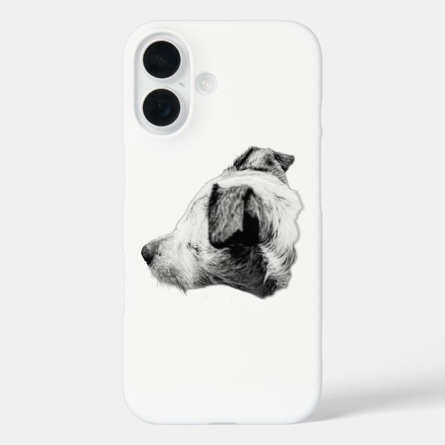 Funda iPhone 16 Líneas de perfil fieles (Reverso )