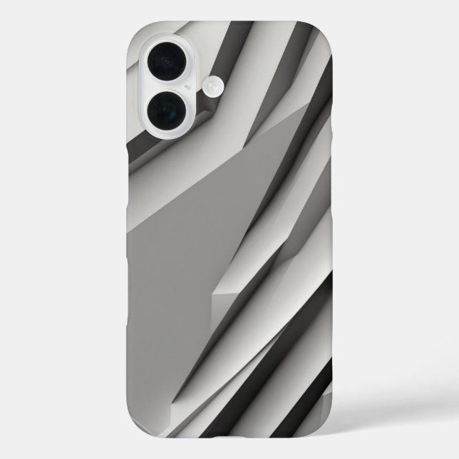 Funda iPhone 16 Líneas diagonales (Reverso )