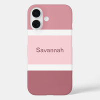Líneas Personalizadas de Rosa y Blanco para Chicas