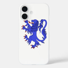 Funda iPhone 16 Lion Rampant Azure