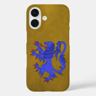 Funda iPhone 16 Lion Rampant Azure