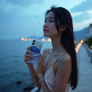 Funda iPhone 16 Líquido De La Conducta Del Iluminador Abstracto Co