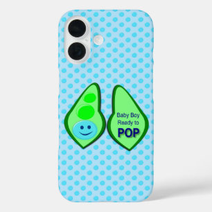 Funda iPhone 16 Listo para Salir Niño Azul Guisante
