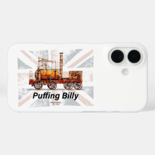Funda iPhone 16 Locomotora inglesa del tren de vapor Puffing Billy