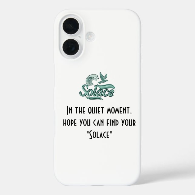 Funda iPhone 16 Logo de iPhone Cases Solace (Reverso )