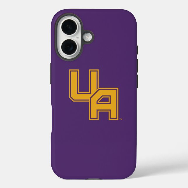 Funda iPhone 16 Logo de la Universidad de Albany (Reverso )
