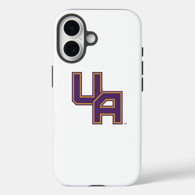 Funda iPhone 16 Logo de la Universidad de Albany (Reverso )