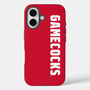 Funda iPhone 16 Logo rojo de Jacksonville State University Gamecoc