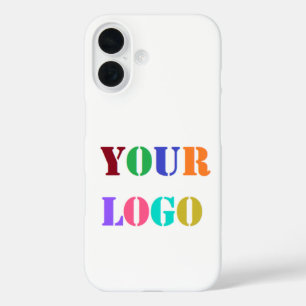 Funda iPhone 16 Logotipo de empresa Personalizado personalizada Su