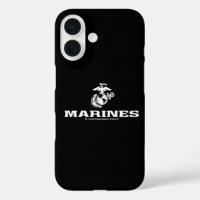 Logotipo USMC apilado - blanco