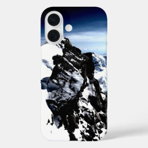 Funda iPhone 16 Logro del Montañero Invierno de Nieve