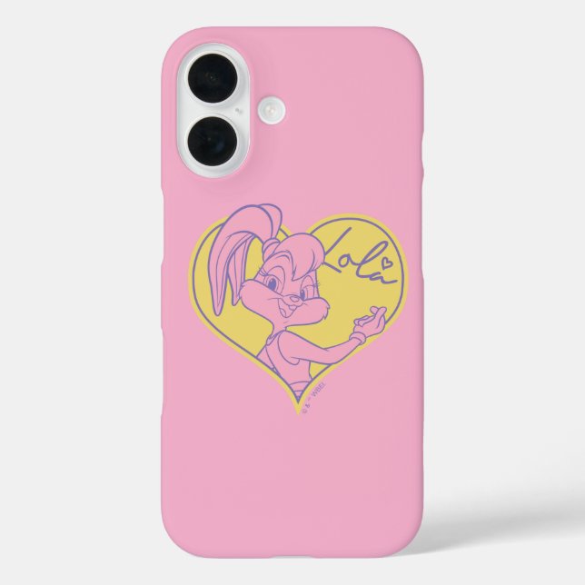 Funda iPhone 16 Lola Heart Signature (Reverso )