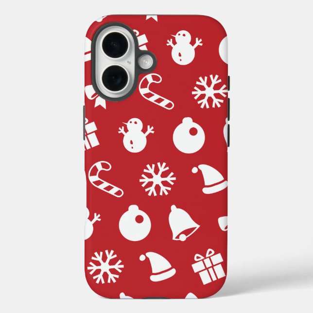 Funda iPhone 16 Lolailo 12 Feliz Navidad/Feliz Navidad (Reverso )