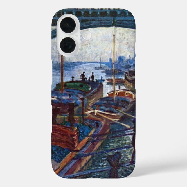 Funda iPhone 16 Los Carboneros de Claude Monet (Reverso )