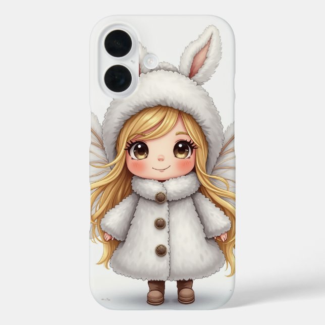 Funda iPhone 16 Los casos de iPhone de hada linda (Reverso )
