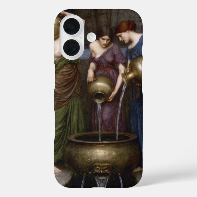 Funda iPhone 16 Los Danaides de John William Waterhouse (Reverso )