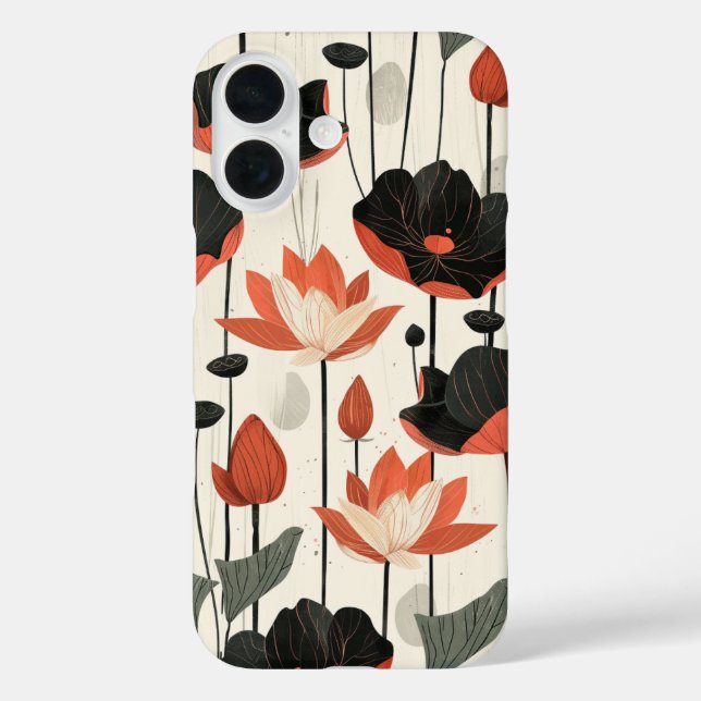 Funda iPhone 16 Loto estilizado (Reverso )