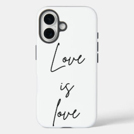 Funda iPhone 16 Love is love