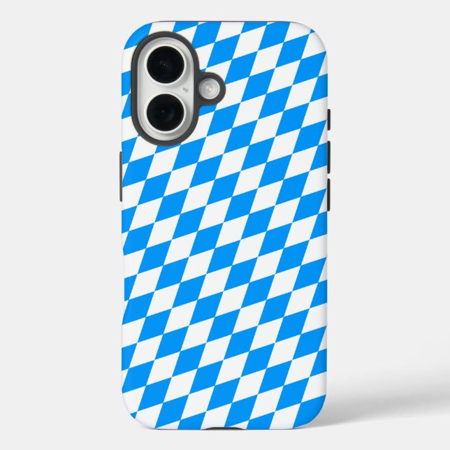 Funda iPhone 16 Lozenges bávaros (Reverso )