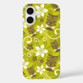 FUNDA iPhone 16 LUAU TIKI PATTERN