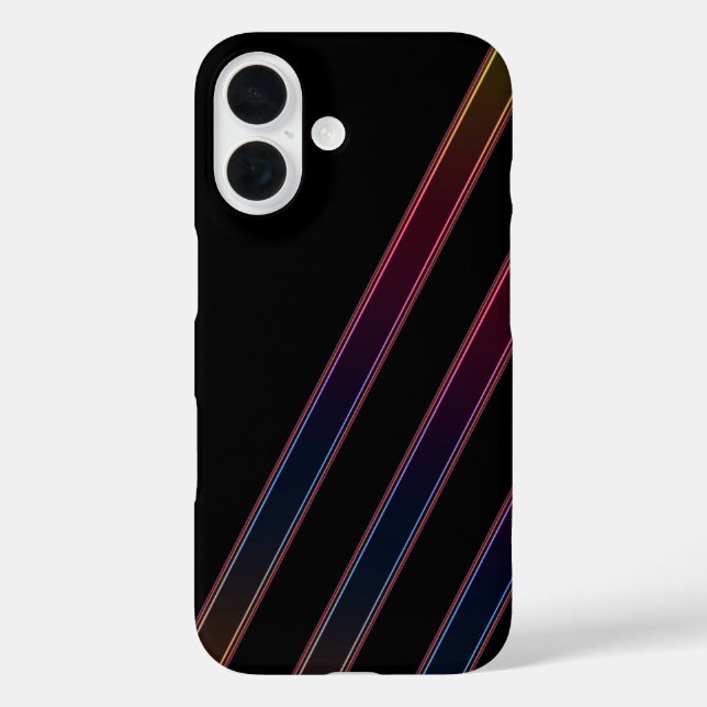 Funda iPhone 16 Luces de neón (Reverso )