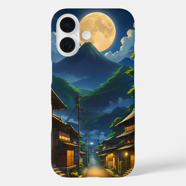 Funda iPhone 16 Luz de luna de Java (Reverso )