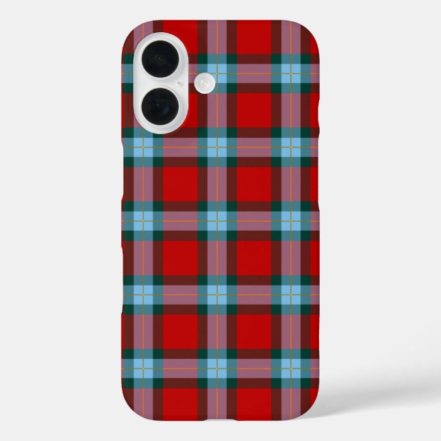 Funda iPhone 16 MacLaine Tartan Red Plaid (Reverso )