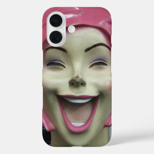 Funda iPhone 16 Mad Laughing Mannequin ~ Uncanny Valley Chica