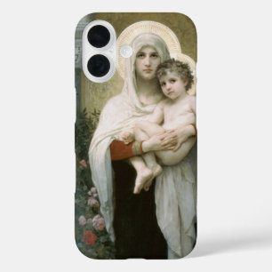 Funda iPhone 16 Madonna de las Rosas por William-Adolphe Bouguerea