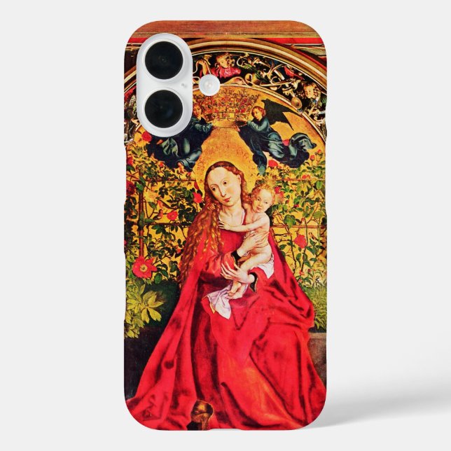 FUNDA iPhone 16 MADONNA DEL ROSA BOWER (Reverso )