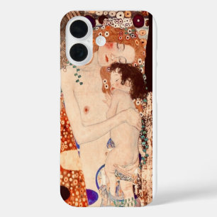 Funda iPhone 16 Madre e hijo por Gustav Klimt