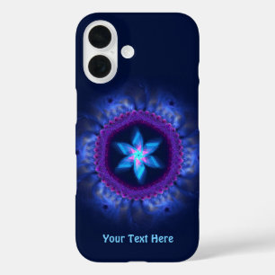 Funda iPhone 16 Magen rosa-azul