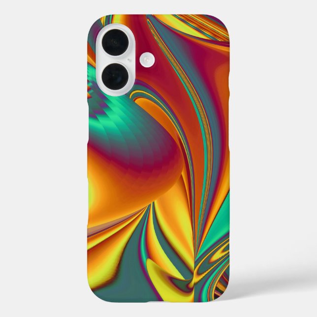 Funda iPhone 16 Mágica de las flores de otoño del verano de primav (Reverso )