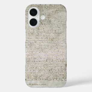 Funda iPhone 16 Magna Carta la Carta de Libertades 1215