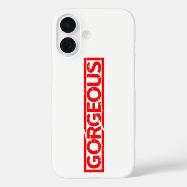 Funda iPhone 16 Magnífica estampilla (Reverso )