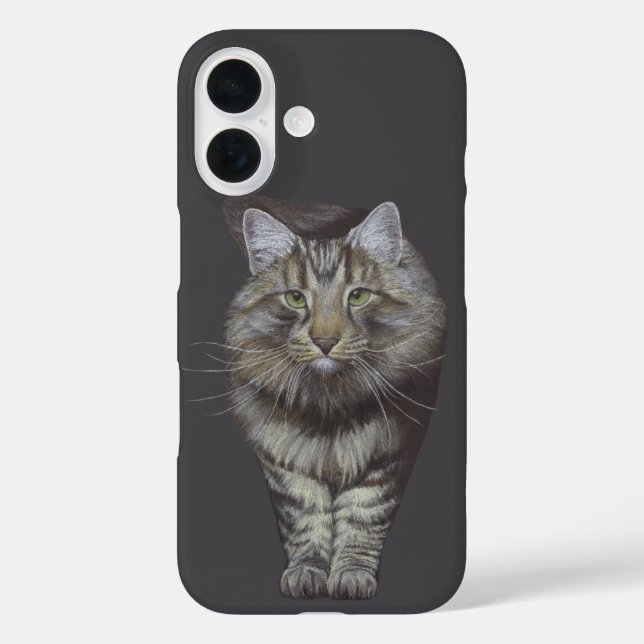 Funda iPhone 16 Maine Coon Cat (Reverso )