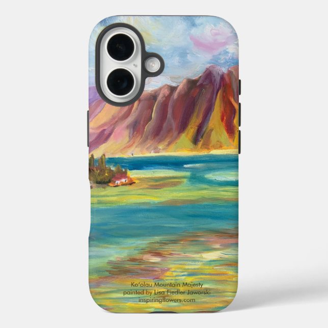 Funda iPhone 16 Majestad de la Montaña Ko’olau de Hawái (Reverso )
