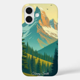 Funda iPhone 16 Majestic Mountain Peak