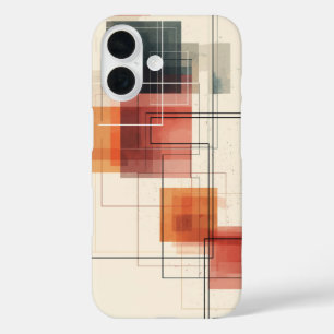 Funda iPhone 16 Maletín de teléfono en red de capas urbanas